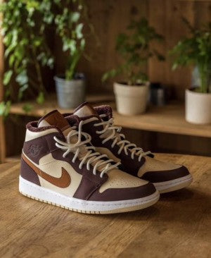 NYK Air jordan 1 Mid Se Brown Basalt Oatmeal