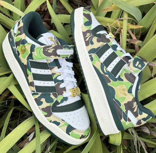 ADI Forum Low 84xbape Green Anniversary S