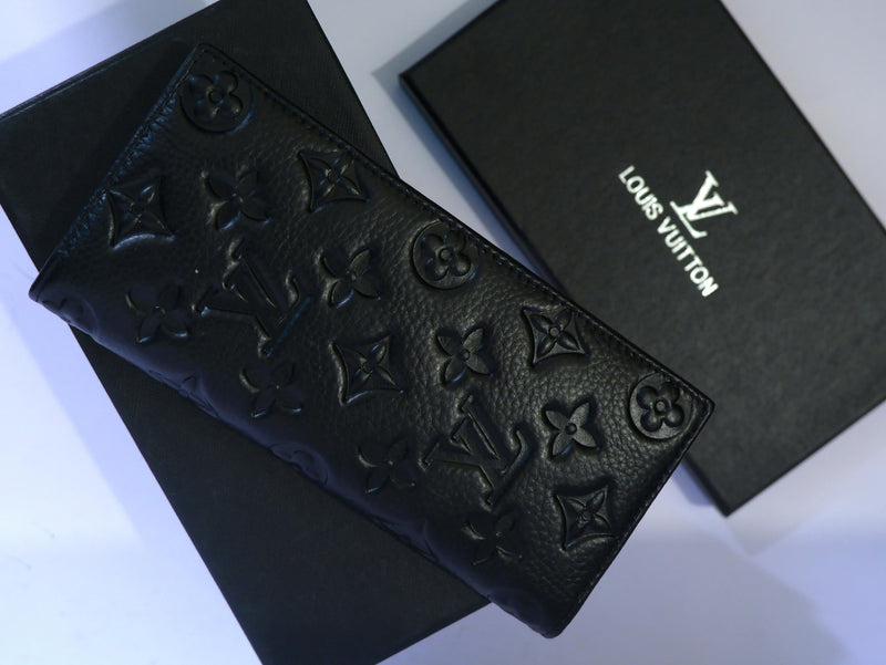 L.V Long Wallet Black