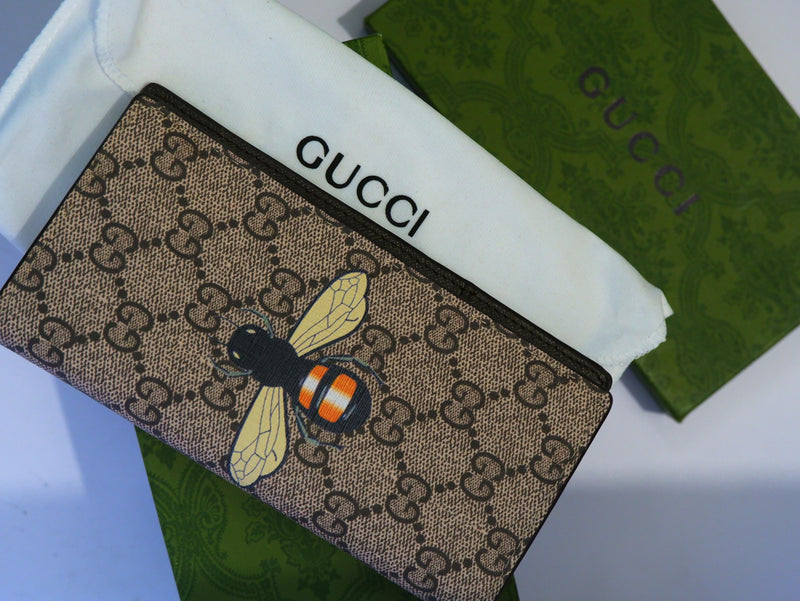 GUC Bee Brown Long Wallet