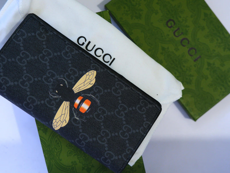 GUC Bee Black Long Wallet