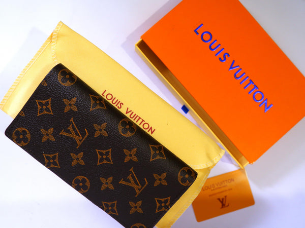 LV Brown Check Long Wallet