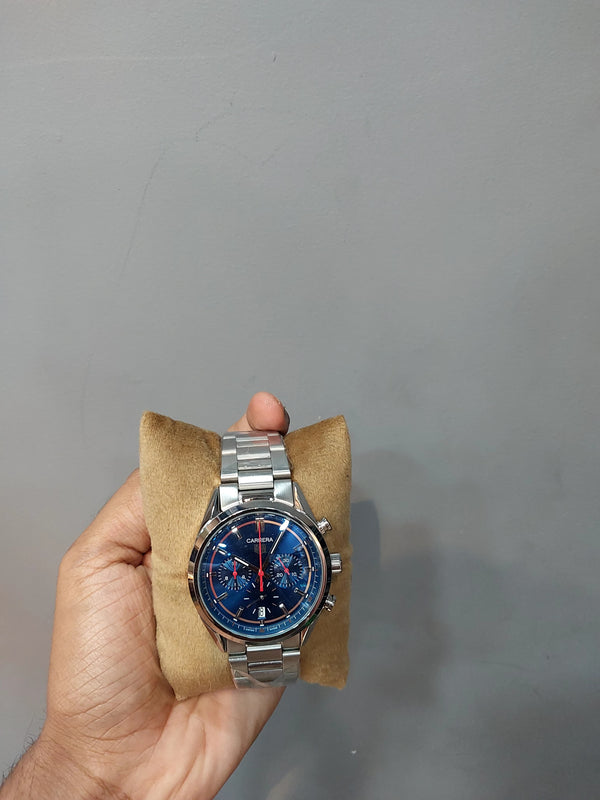 TH Carrera Blue Dial UA Watch