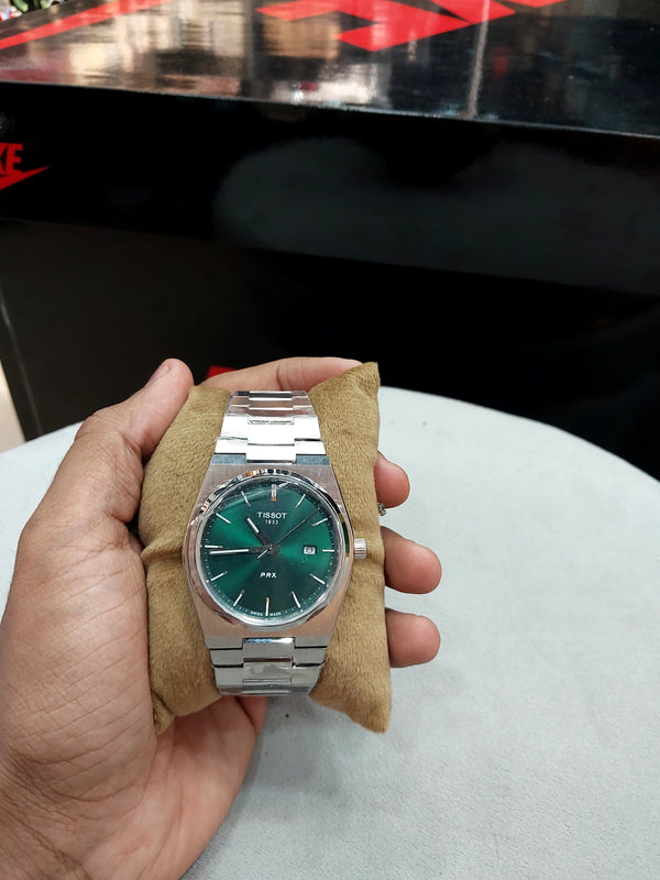 Tis PRX Green Dial UA Watch