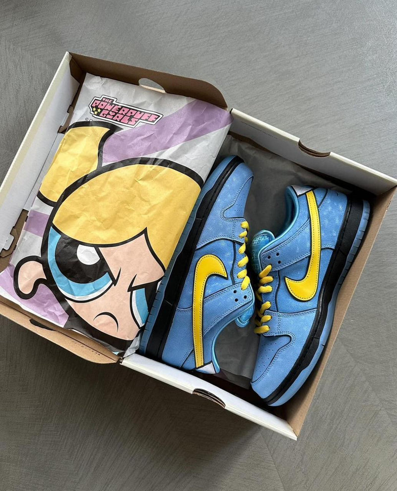 THE POWERPUFF GIRLS X DUNK LOW PRO SB QS 'BUBBLES' BLUE