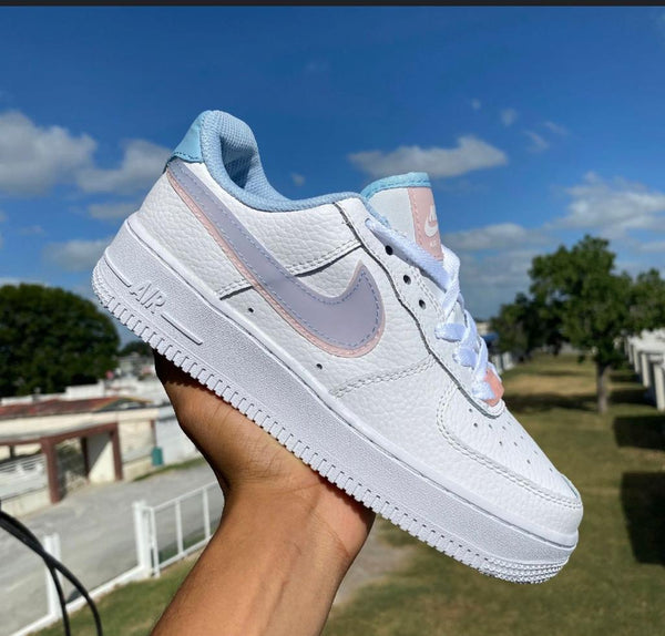 NYK AF1 WHITE GREY SKY WOMEN