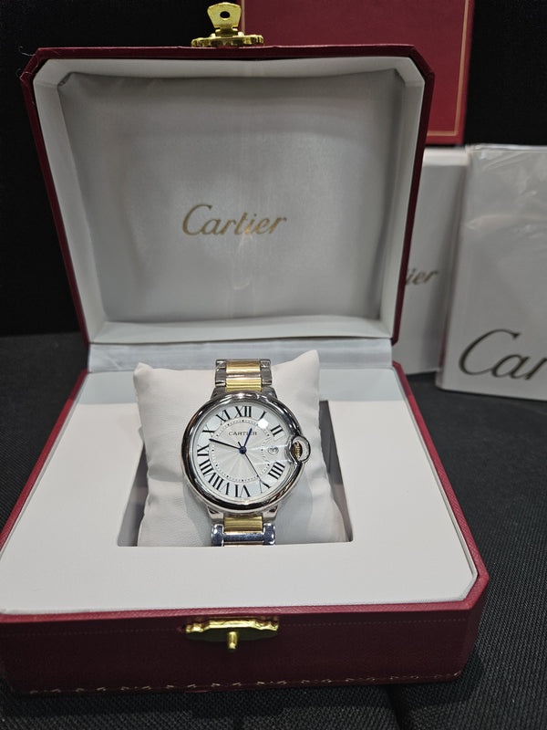 Cartier Men Watch With Box & Full Kit