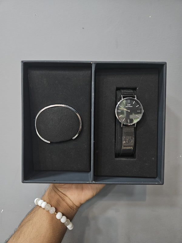 DW Watch+ Bracelet Set Black