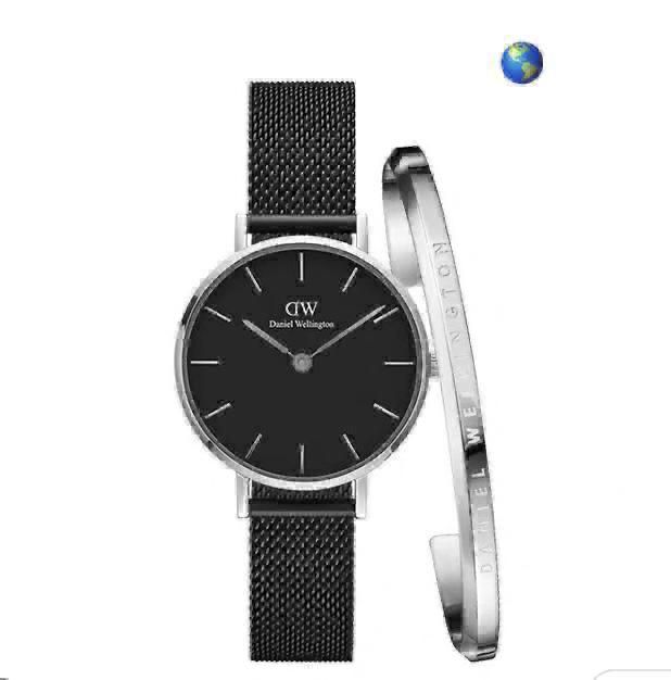 DW Watch+ Bracelet Set Black