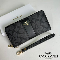 Coach Hand Wallet Black