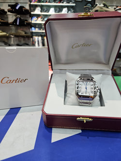 Cartier Santos With Box & Kit Japanese