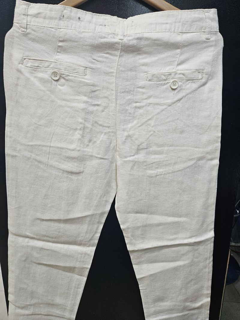 White Linen Pants