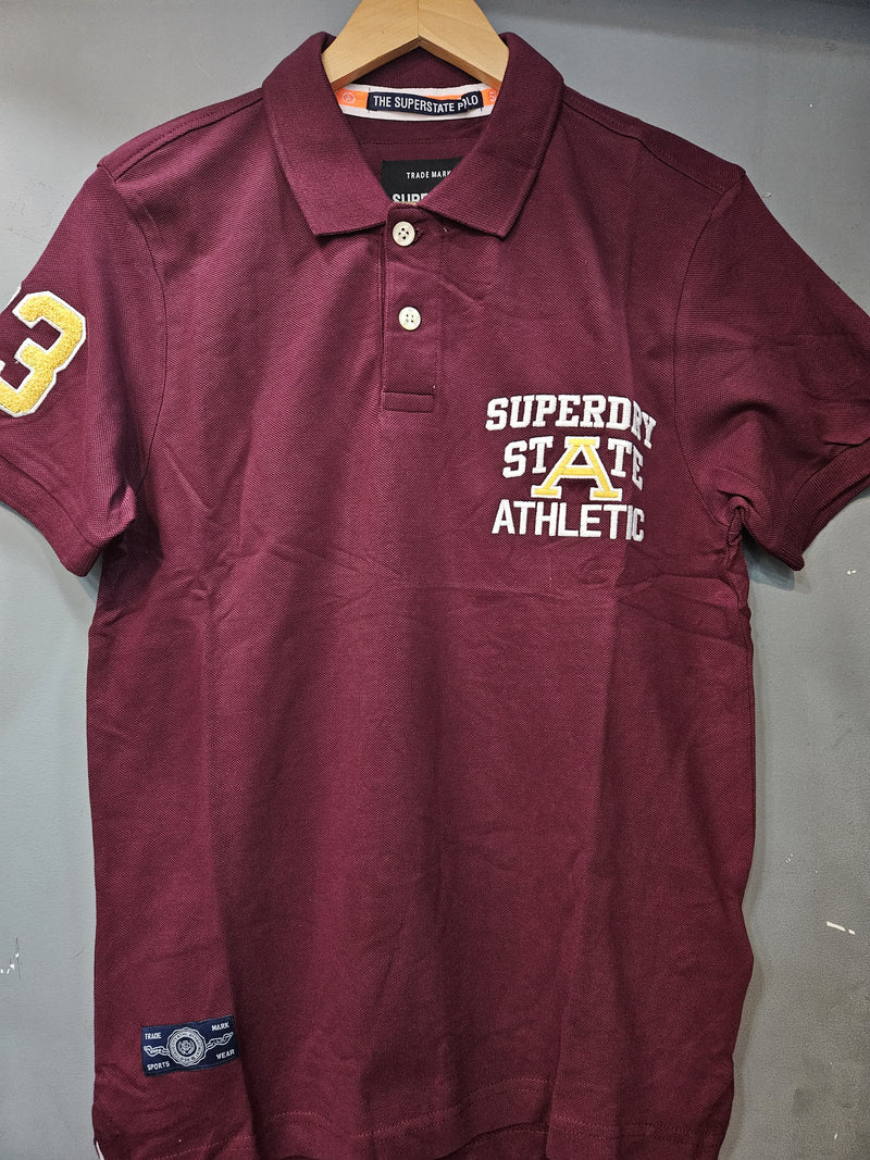 SUPERDRY stAte ATHLETIC POLO T-SHIRT