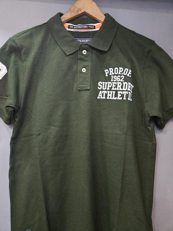 SUPERDRY PROP.OP. 1962 ATHELETIC POLO T-SHIRT OLIVE