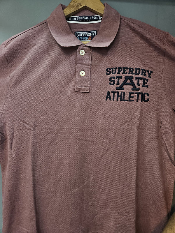 SUPERDRY stAte ATHLETIC POLO T-SHIRT