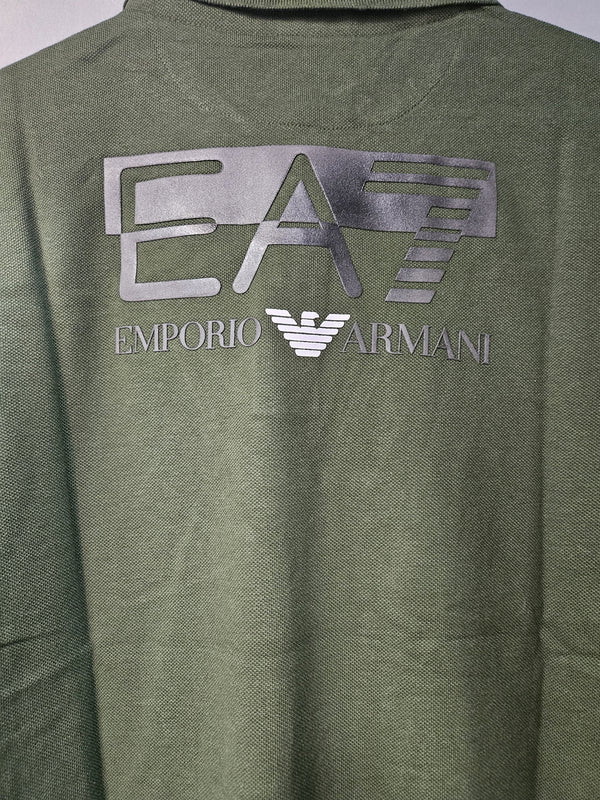 EA POLO T-SHIRT OLIVE