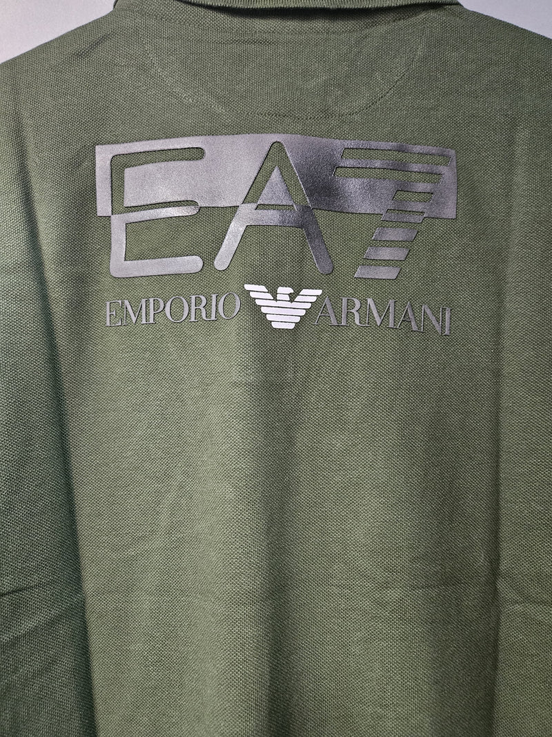 EA POLO T-SHIRT OLIVE