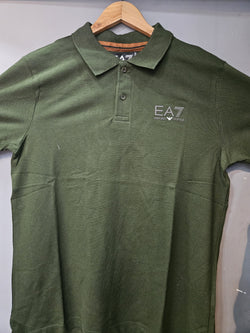 EA POLO T-SHIRT OLIVE