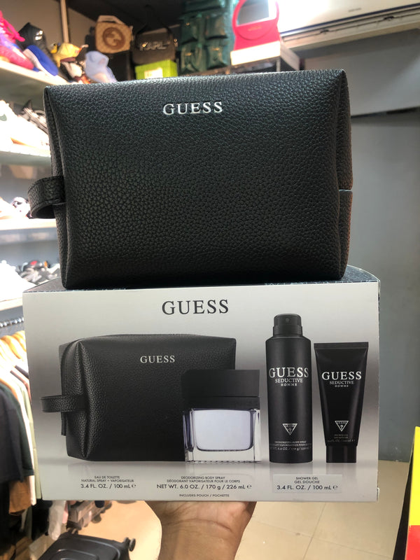 Guess Seductive Homme 100ml 3piece Pouch GiftSet