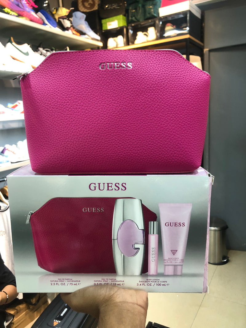 Guess Pink Woman 75ml 3 piece Pouch Giftset