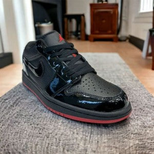 NYK air Jordan 1 low Patent Black S