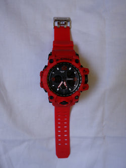 Cas G Worldtime Rubber Strap Watch For Men